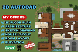draw, and redraw  2d floor plan layouts for residential and commercial buildings