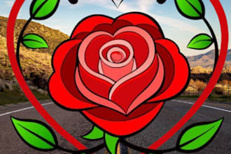 creative rose logo for your business