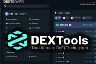 make crypto trending bot, dextools trending bot, cmc, cg, and volume bot