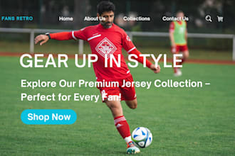 build jersey website retro football jersey shopify store sportswear sweater