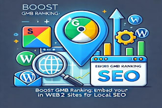 embed google maps in web2 sites to boost gmb ranking for local SEO