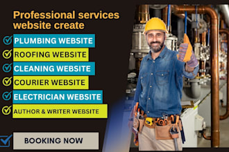 build handyman, plumbing, construction, contractor website for your business