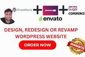 wordpress website website with elementor pro with ai chatbot