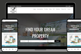 hotel booking website, property management, vacation rental with booking system