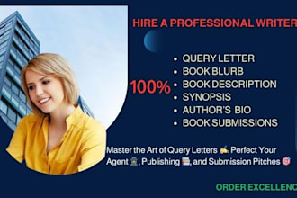 do a concise query letter to attract manuscript requests from publishers, agents