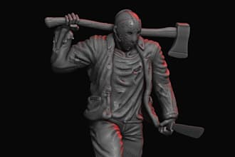 3d model sculpture chatacter, 3d miniature, miniature sculpture for 3d printing