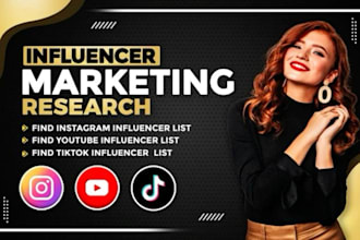 find instagram, youtube and tiktok influencer list for influencer marketing