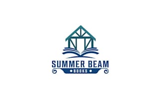 building arts related bookstore logo