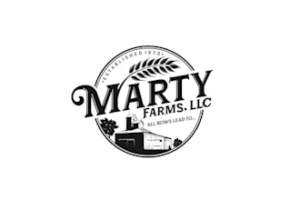 creative working farm logo design