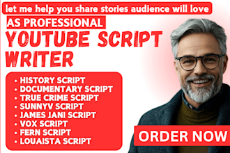 write engaging documentary youtube script magnate media like, ferns video script
