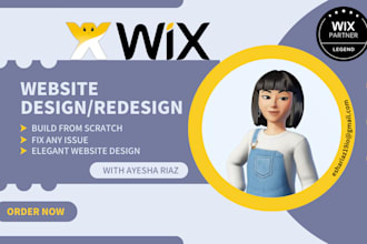 do professional wix website design, redesign, online store