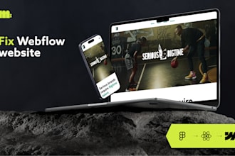 fix any webflow issues on your webflow website