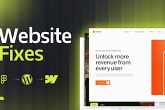 fix webflow and wordpress website issues fast