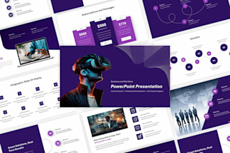 design or redesign investor pitch deck powerpoint presentations