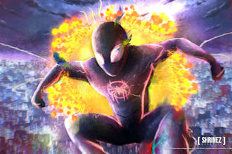 create cinematic digital art scenes with characters