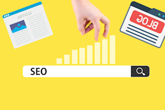 do SEO article writing, blog writing, web content writing