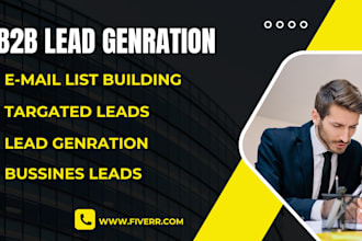 do targeted lead b2b lead email list building