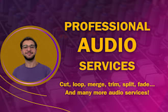 edit your audio with care and precision