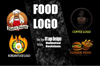 create food logo,BBQ,café,coffee shop,catering,brand,fashion,restaurant