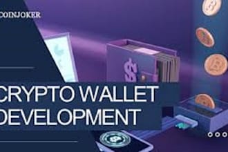 create web3 secure decentralized crypto wallet app, website