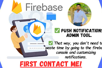 build firebase cloud messaging API http v1 notification app