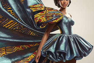create custom ai art of african fashion and style