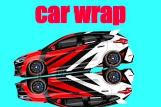 awesome car wrap design and vehicle wrap design