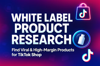 do tiktok shop product launch, winning white label product research