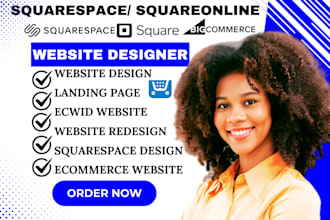 squarespace website design, squareonline store bigcommerce website, ecwid store