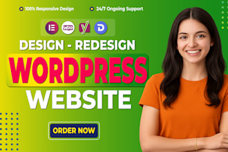 build wordpress website development, revamp wordpress design, redesign wordpress