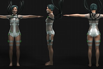 do 3d game character rigging and animation for unity, unreal engine, roblox game