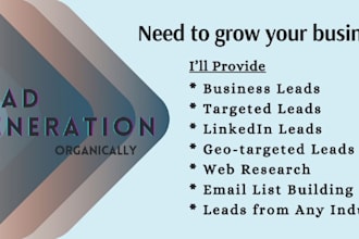 create targeted email lists for lead generation