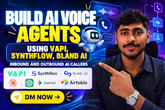build an ai voice caller using vapi , bland ai , synthflow