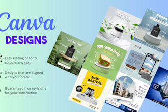 design posters, social media templates and more in canva