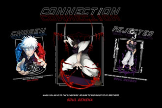 make an exclusive anime print for your brand