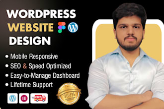 create modern responsive wordpress website design or redesign