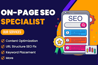 do website on page SEO optimization of wordpress, shopify with yoast, rank math