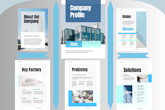 design company profile, brochure, proposal, annual report