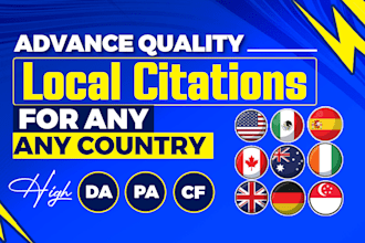 do high quality local citations for any country