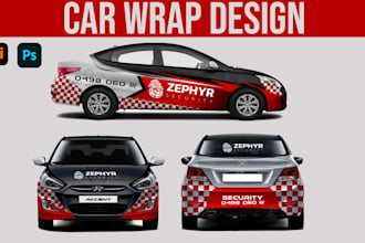 do car wrap, van wrap, car wrap design, truck wrap and vehicle wrap design