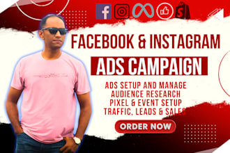be your facebook ads campaign manager and meta marketer