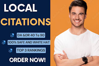 do 350 google maps citations for local SEO and gmb ranking business listings