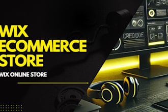 build wix store or wix ecommerce store, wix ecommerce website, add product