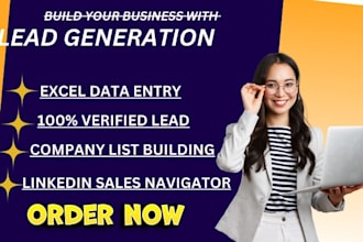provide linkedin sales navigator b2b lead generation email list building