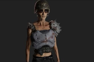 cyberpunk,cc4,animated3d,nsfw cosplay model,psx character,sharp3d,ue5,game asset