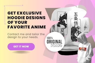 design you a hoodie based on an anime of your choice