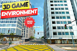 create high performance 3d game environment for unity 3d