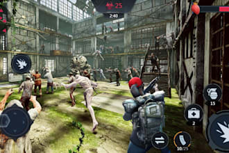 build survival horror game,zombie shooter,godot, gameplay,fps, rpg,mmorpg,unity