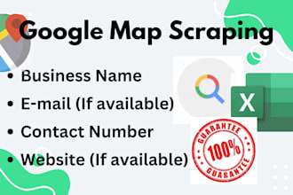 scrap google map data for lead generation, b2b data extraction