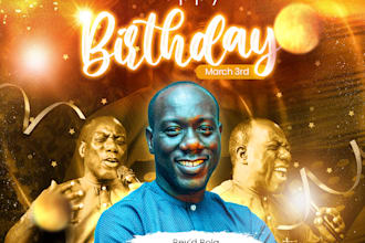 design birthday, church and christian flyers